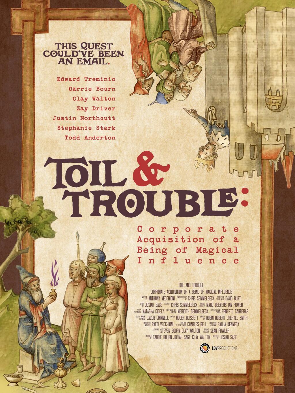Filmposter for Toil & Trouble: Corporate Acquisition of a Being of Magical Influence